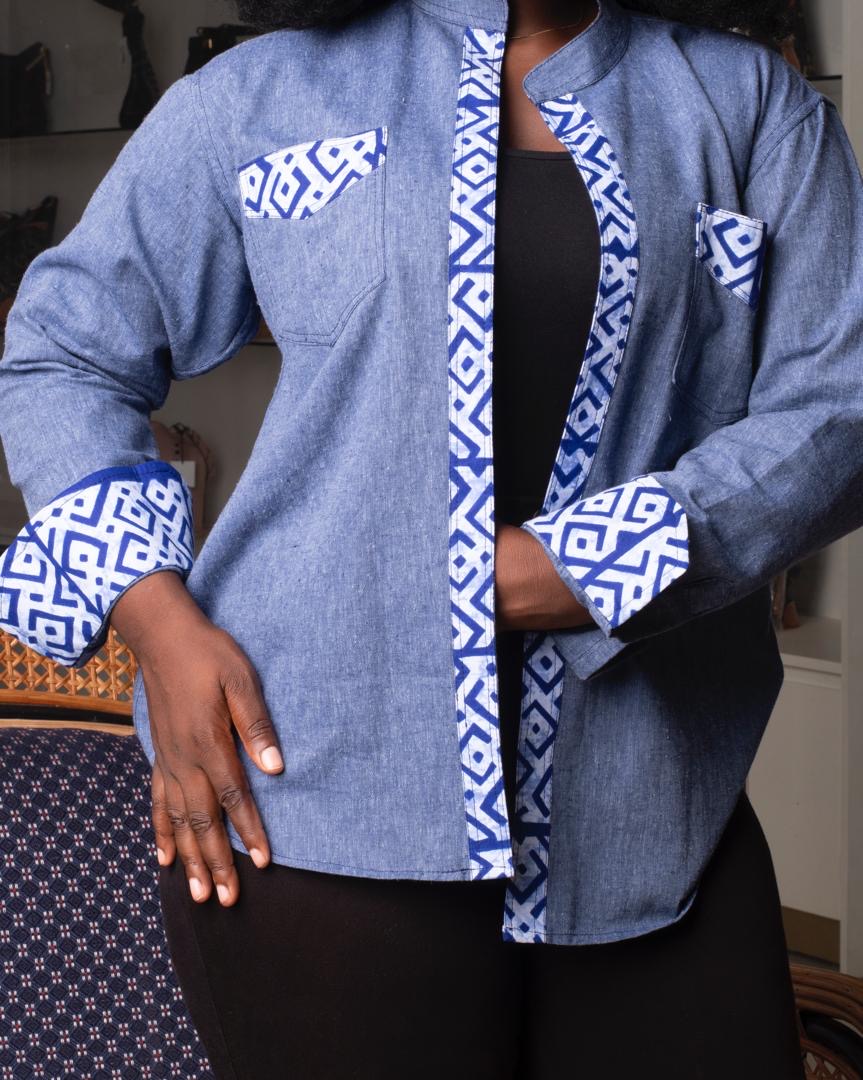 Linen &amp; Batik Shirt