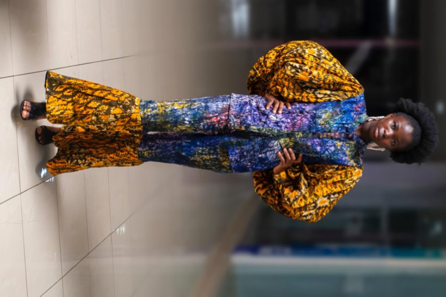 “Batik Fabric Trouser and Shirt Set.”